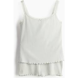 H&M Ribbet Natsæt - Grøn