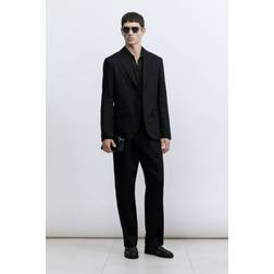 H&M Kostymbyxa Linmix Regular Fit - Svart
