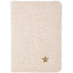 Dark Tweed Passport Cover - Sand