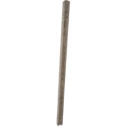 Forest Garden Grey Slotted Rectangular Concrete Fence Post 2.44m 104mm