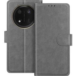 Avizar Case for Honor Magic 7 Lite Clapet Wallet and Video Holder Grey