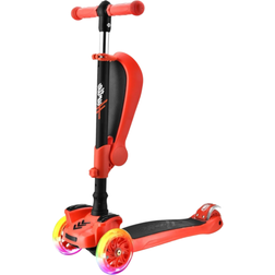 Hurtle 3-Wheeled Scooter for Kids, Red