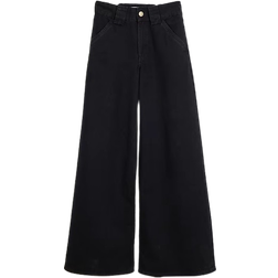 River Island Palazzo Wide Leg Jeans - Black