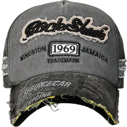 Shein Unisex Vintage Distressed WashedOut Hole Casual Baseball Cap Suitable For Daily Wear