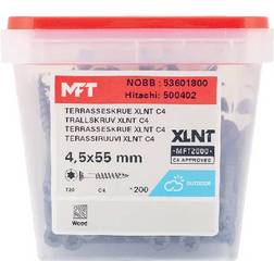 MFT MFT XLNT Trallskruv TX20 4,5x55 200-pack 200st