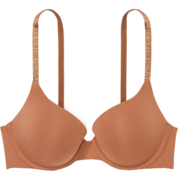 Victoria's Secret The T-shirt Push-Up Perfect Shape Smooth Bra, Brown, Women's Bras