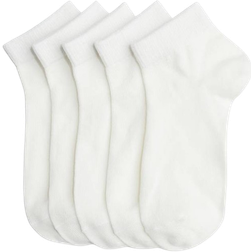 H&M Ankle Socks 5-Pack - White