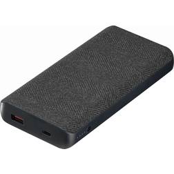 Sandstrøm 15.000mAh powerbank med PD og QC 45W sort På lager i butik