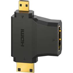 Hama Angled HDMI-HDMI Adapter M-F