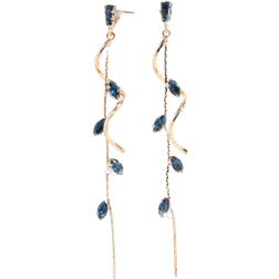 Shein Cubic Zirconia Decor Drop Earrings