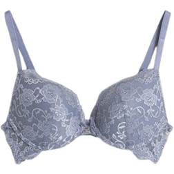 Cubus Push Up Bra with Lace - Blue