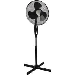 Fine Elements Black Pedestal Fan 16in
