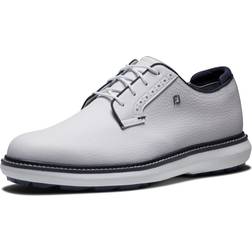 FootJoy Traditions Spikeless Golfsko - White/Navy