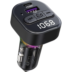 Bluetooth 5.3 FM Transmitter PD 30W