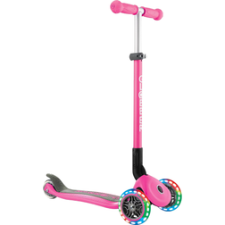 Globber Unisex Youth Primo Foldable Light Up Wheels Tricycle Scooter