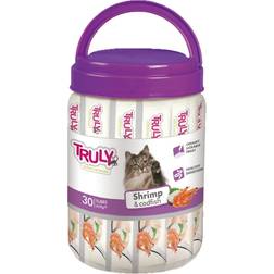 Truly Truly Cat Creamy Lickable Shrimp & Codfish 420g Flydende Snack 0.42kg