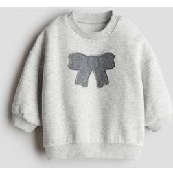 H&M Genser Med Applikasjoner - Grå