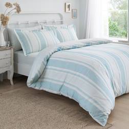 House of Hampton Finlay Stripe Fitted Set 5' Bed Sheet Blue