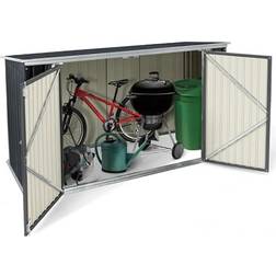 IDMarket Caseta Metálica Jardín Cerradura Bicicletas