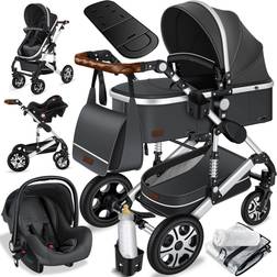 Kesser Loops 3 in 1 Asphalt Grey/Silver (Travel system)