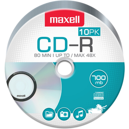 Maxell s 80 Min 700 MB 48X CD-R Recordable Disks Spindle 10 Pack