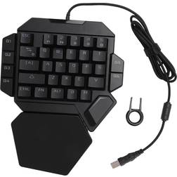 One Handed RGB Mechanical Gaming Keyboard 35 Keys