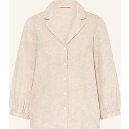 Msch Copenhagen Pennie Ginia 3/4 Shirt - Beige