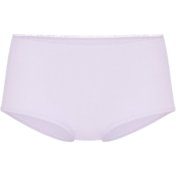 PINK Cotton Daisy Patch Boyshort Panty - Purple