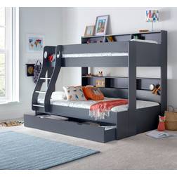 Bedmaster Oliver Triple Sleeper Storage Bunk Bed