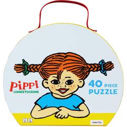 Barbo Toys Pippi Longstocking Kontur Puslespil 40 Brikker