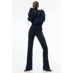 H&M Ladies Flared High Jeans - Blue