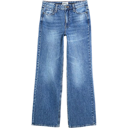 River Island Mellemvasket Afslappede Jeans Med Lige Ben - Blå