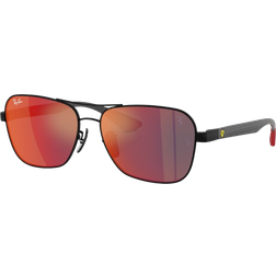 Ray-Ban Unisex Sunglasses - Dark Carbon Frame Grey