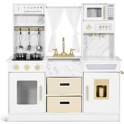 Lark Manor Cremont Kitchen Set White 94cm H X 89.1cm W X 29.5cm D