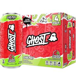 Ghost Ghost Energy Drinks Cherry Limeade 16 Floz 4 pcs