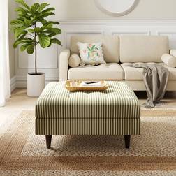 Dunelm Zoe Square Storage Pinstripe Storage Bench 96x49cm