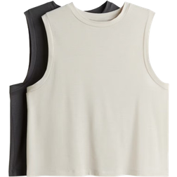 H&M DryMove Sporttanktops Set van 2 - Bruin