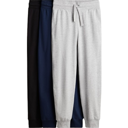 H&M Blå 3-pak joggers bomuldsjersey 164 13-14Y