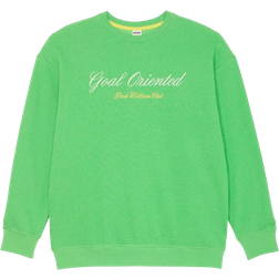 PINK Ivy Fleece Oversized Crew Sweatshirt - Green