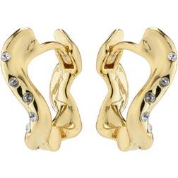 Pilgrim Evra Earrings Smycken & klockor Dam Guld