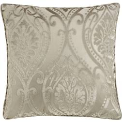 Curtina Chateau Damask Embossed Cushion Cover Natural (43x43cm)