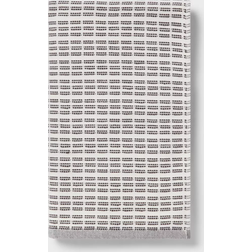Threshold Modern Dash Hand Black/White 1pc Guest Towel White, Black (68.6x40.6cm)