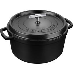Staub La Cocotte 28 cm round Cast iron Buster Punch black - 7qt with lid 6.75 L 28 cm