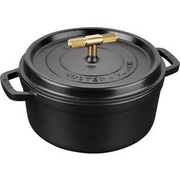 Staub La Cocotte Round Cast Iron Buster Punch 24 cm - 4 qt with lid 3.7 L 24 cm