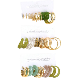 Shein 15pairs Random Faux Pearl Decor Earrings