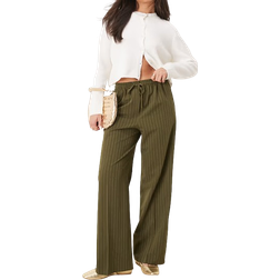 ASOS DESIGN Figursydda Byxor I Dra På-Stil Flera - Olivgröna