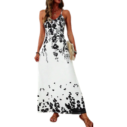 Shein Tropical Floral Print Spaghetti Strap Sexy Women Dress
