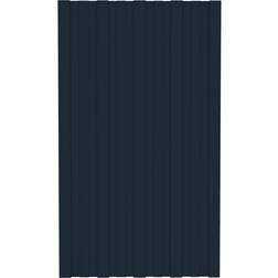 vidaXL Takprofiler 12 st galvaniserat stål antracit 80x45