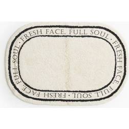 H&M Tufted Bath Mat Beige 60 x 90