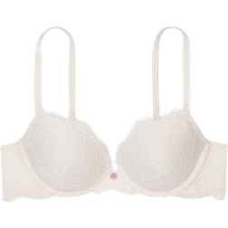Victoria's Secret Dream Angels Lace Push-Up Bra - White/Ivory